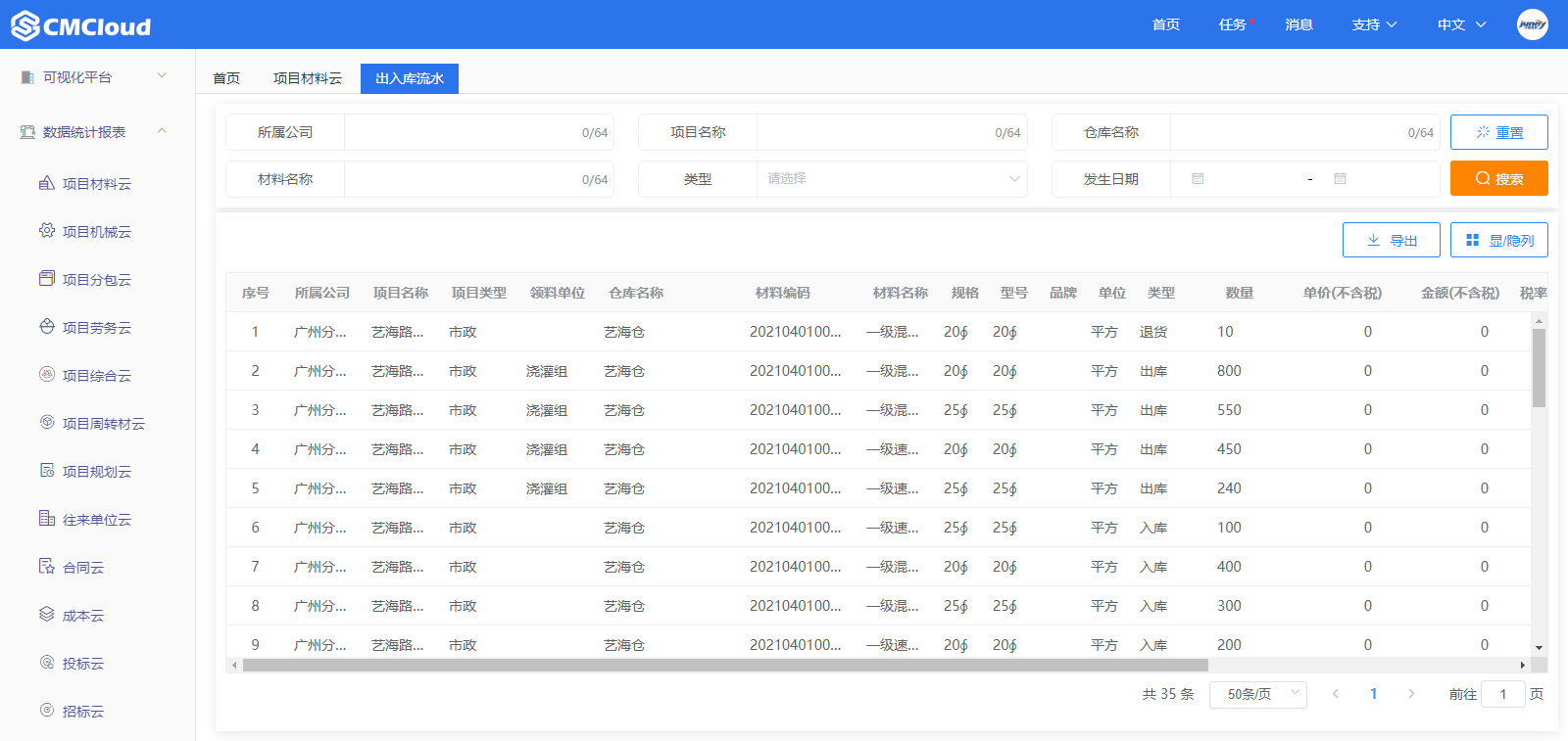 出入库流水(图1)