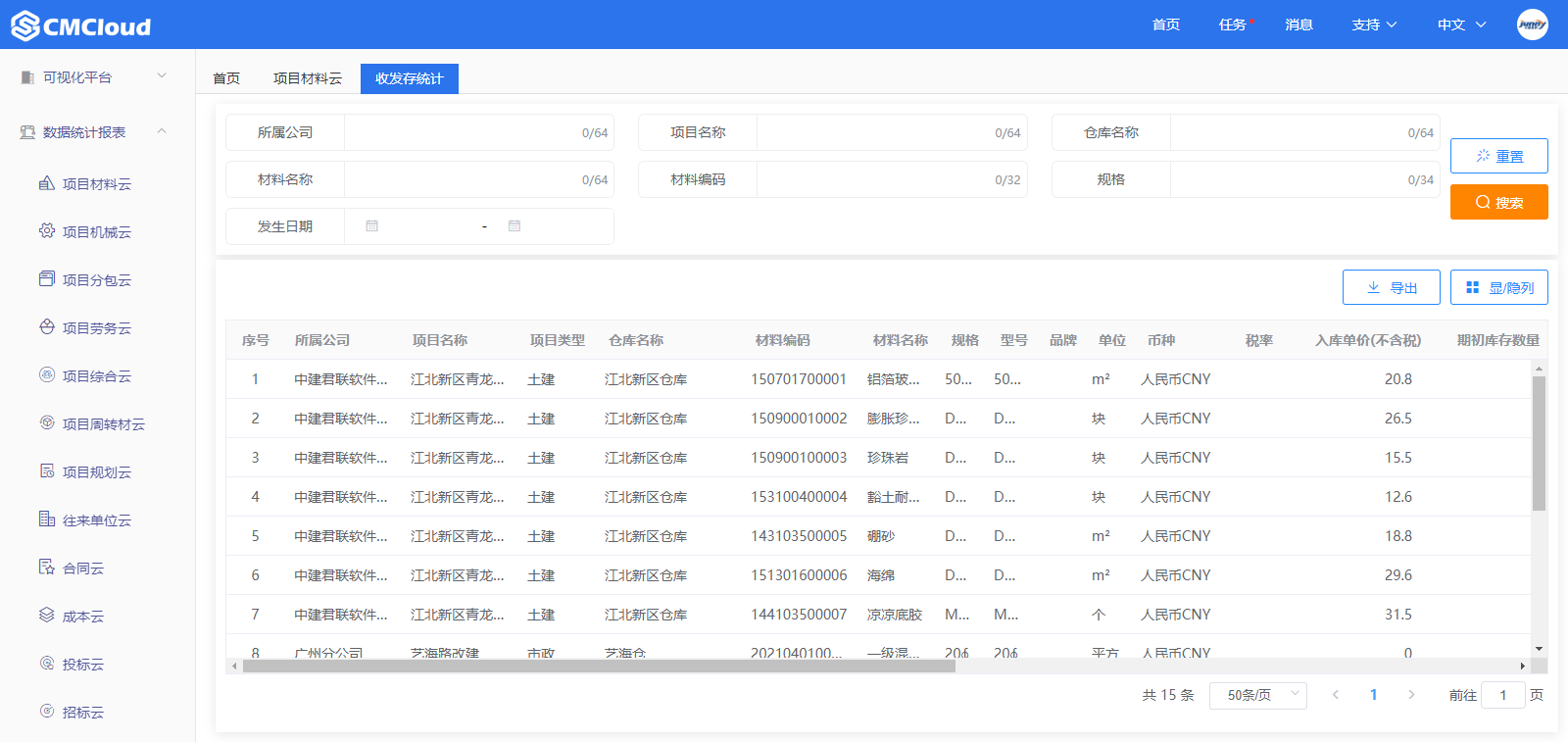 收发存统计(图1)