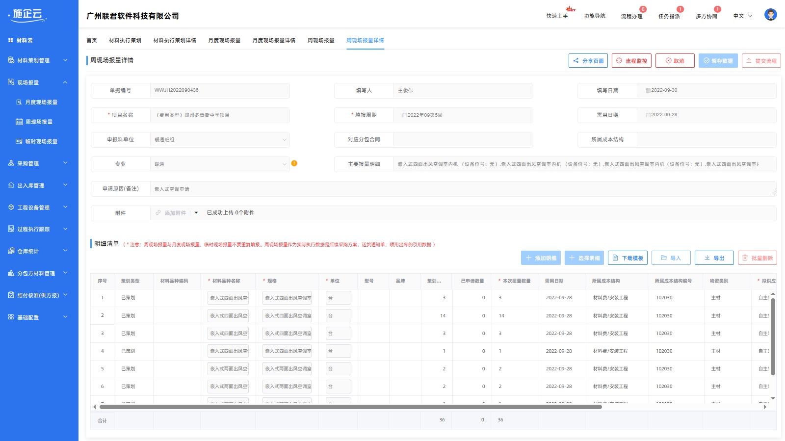 周现场报量(图2)