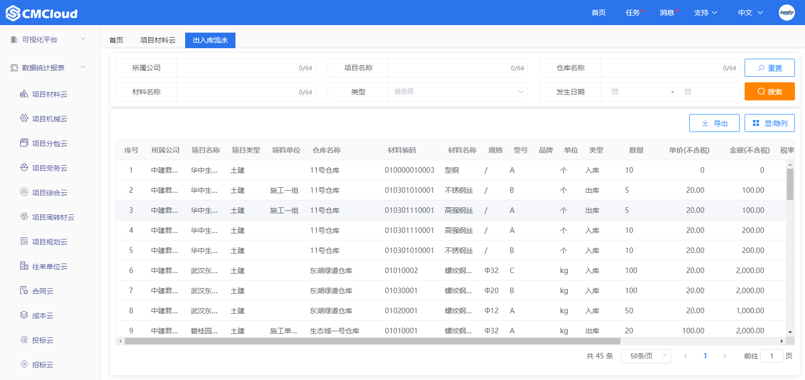 出入库流水(图2)