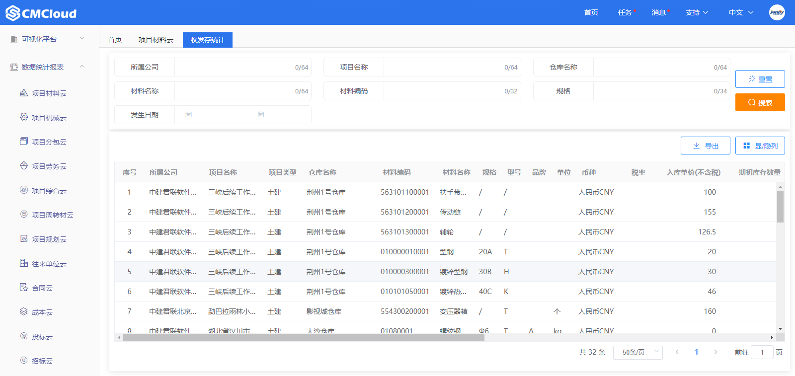 收发存统计(图2)