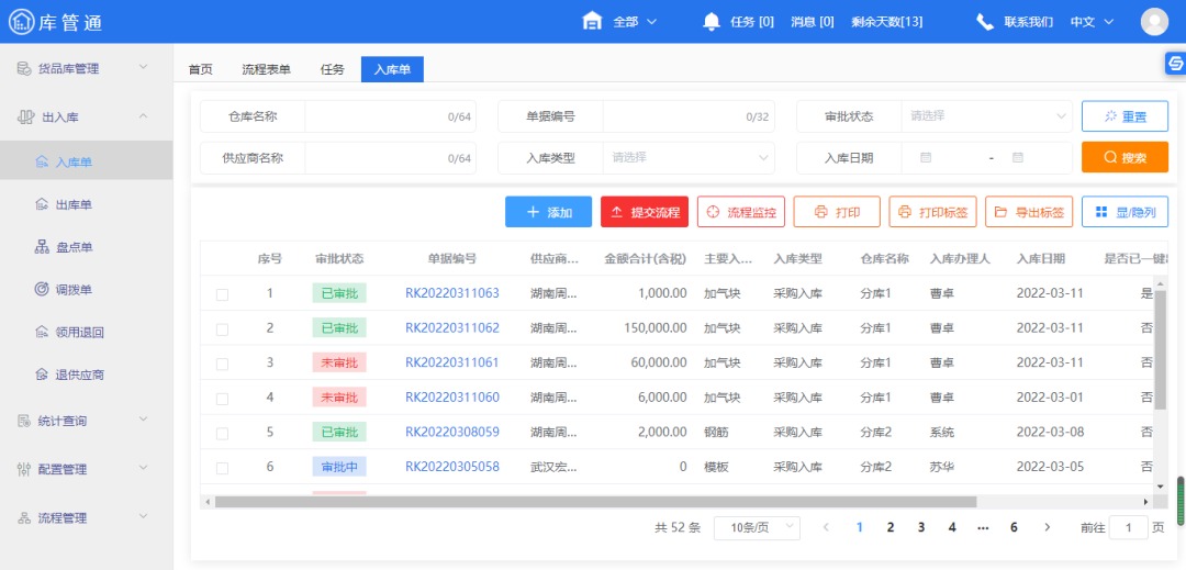 广东鸿安送变电工程有限公司签约施企云库管通,实现物资收发存云上管理(图3) 施工材料库管理系统